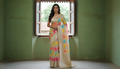 Vasanti Ivory Satin Silk Saree
