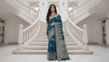 Vasudha Teal Kota Silk Saree