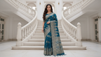 Vasudha Teal Kota Silk Saree