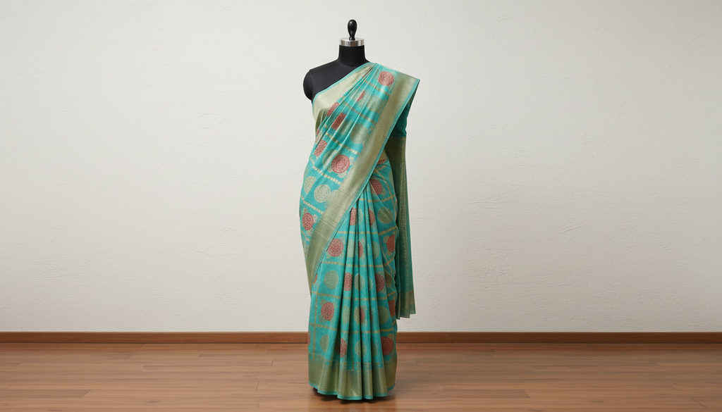 Vasundhara Katha Silk Saree