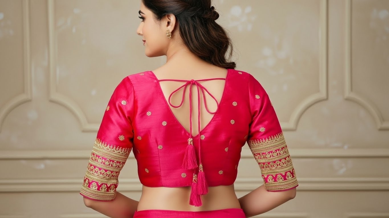 Sutra Grace Blouse - Red