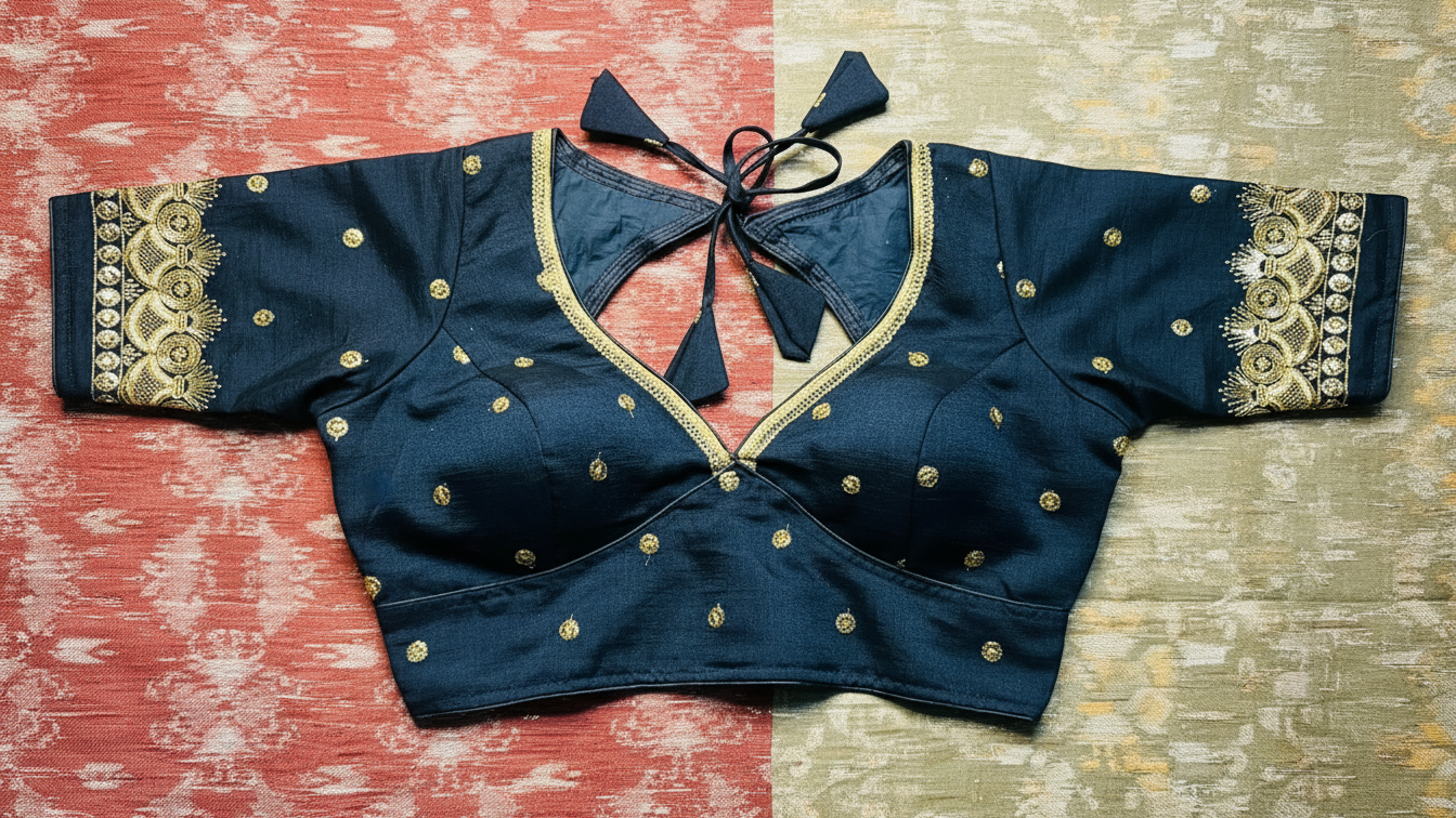 Anvika Silk Blouse - Teal