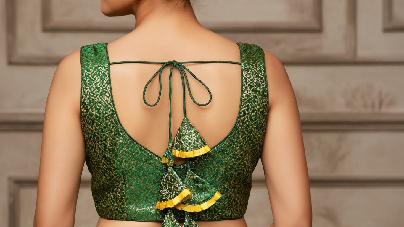 Kalyani Banarasi Blouse - Emarald