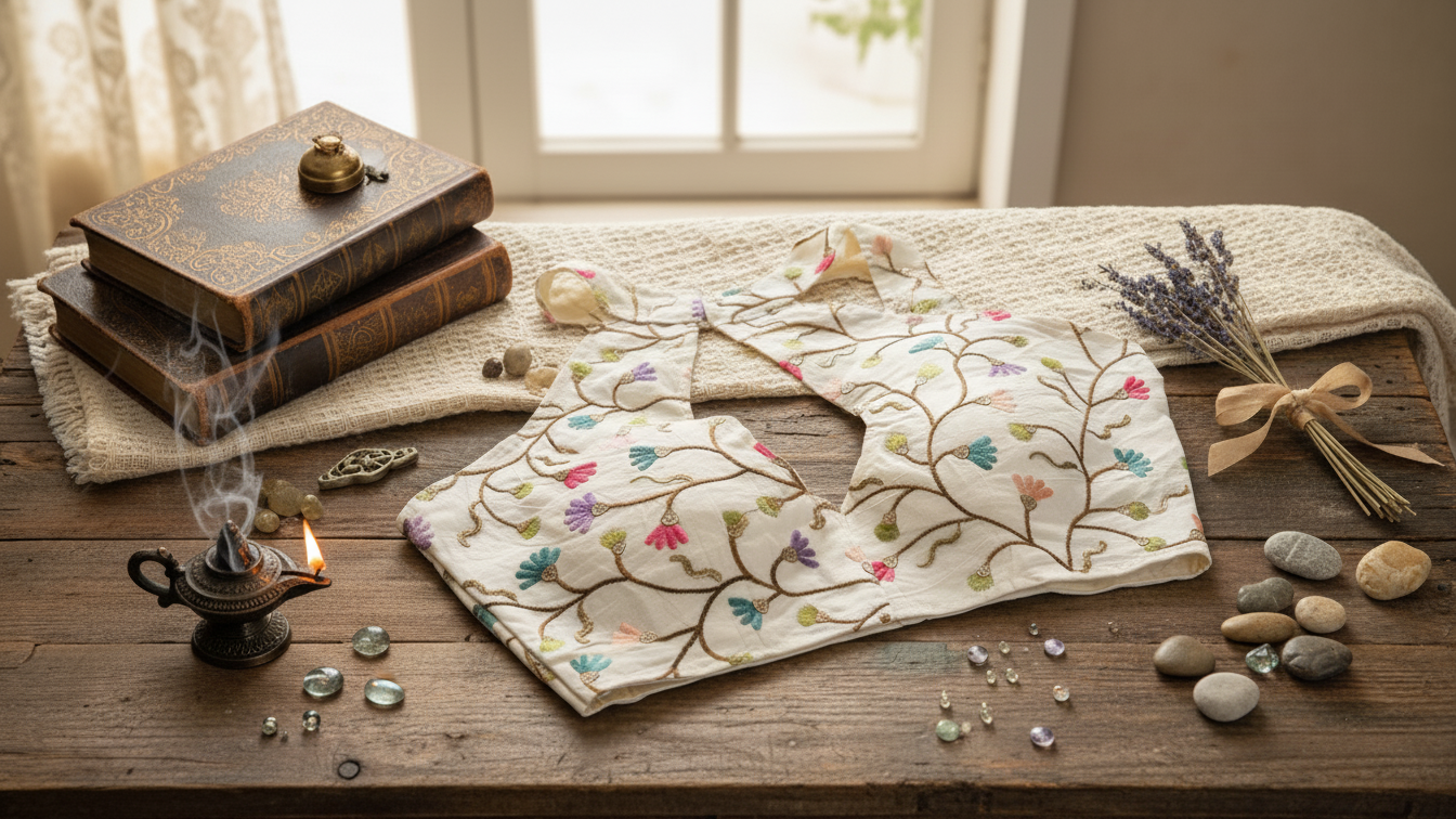 Vanya Bloom Embroidered Blouse